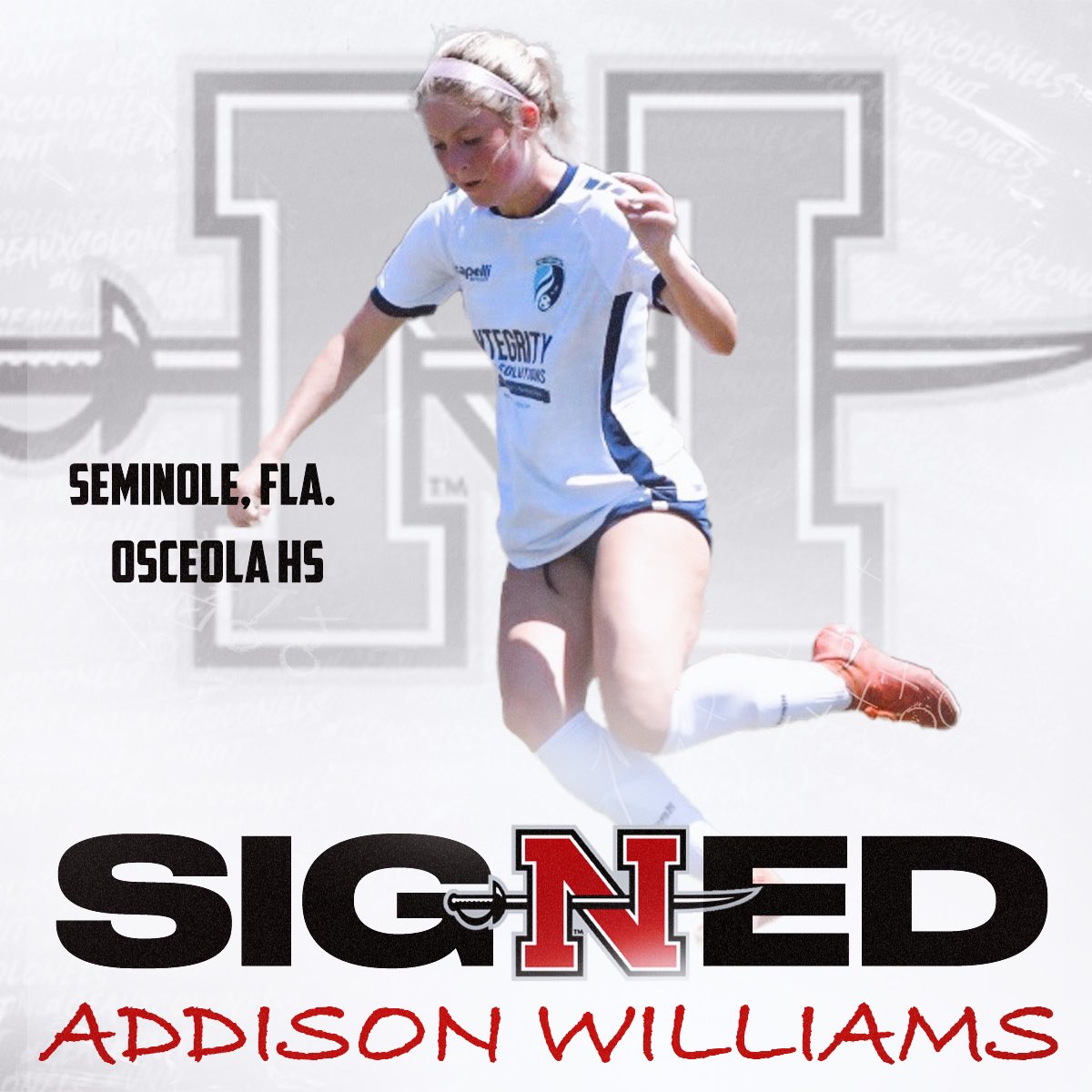 Nicholls_SOC's tweet image. Signed ✍🏼

Addison Williams is officially a Colonel ⚔️

#geauxcolonels