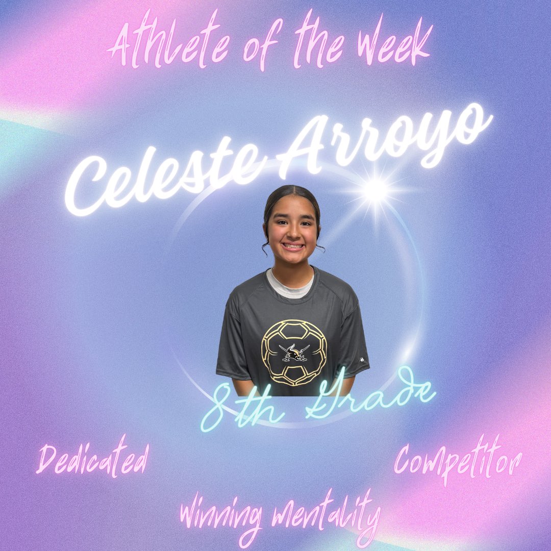 Congrats to our 7th &amp; 8th grade athletes of the week!