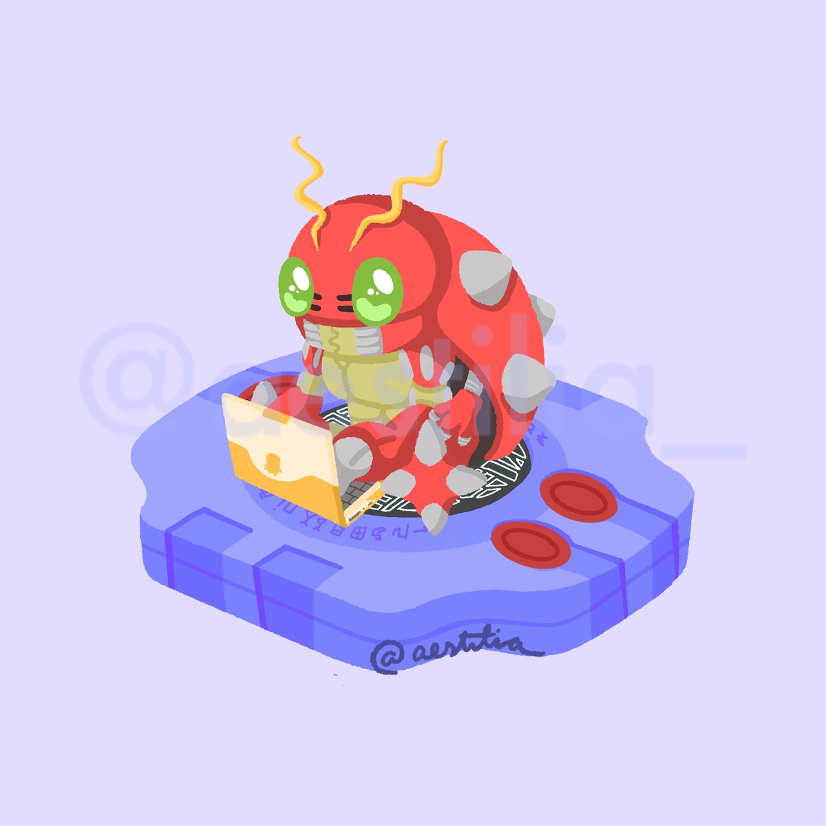 aestilia_'s tweet photo. Here's the fifth digimon! Izumi's Tentomon!
Guess who will be next in line?
#illustration #digivice #digimon #tentomon #izzykoushiro #izumikoushiro https://t.co/NGK3pXQYyt