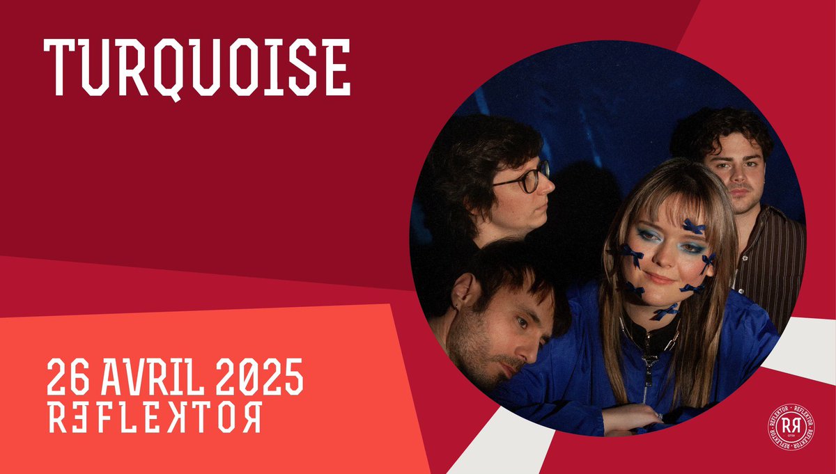 Avec Turquoise en concert au Reflektor de Liège le samedi 26 avril reflektor.be/concert/turquo…