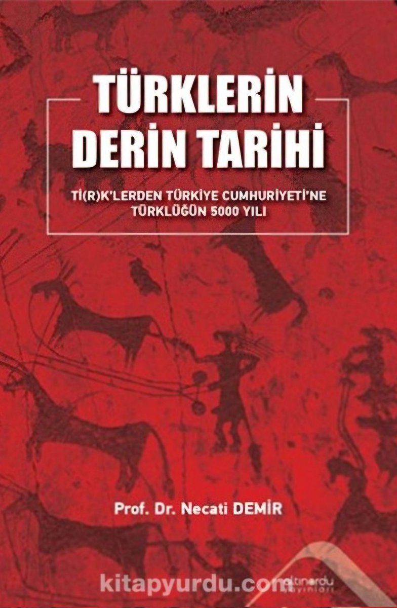 "Türk" adı ile Türklüğün 5 bin yılı... Çok uzun zamandır üzerine çalıştığım "Türklerin Derin Tarihi" çalışmam bugün yayımlandı. Mutluluk içerisinde okunması dileği ile: kitapyurdu.com/kitap/turkleri…