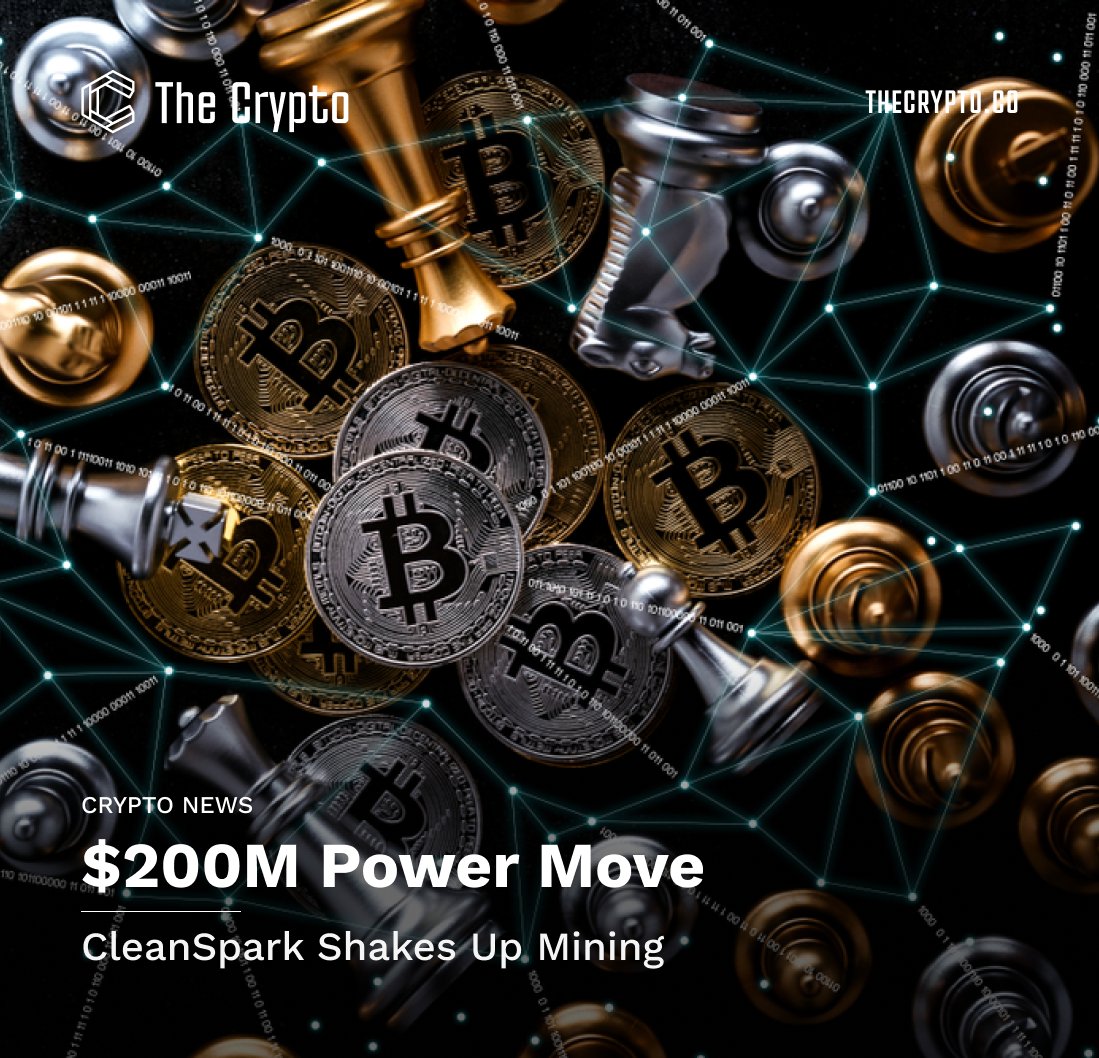 🚨 CleanSpark just flipped the Bitcoin mining playbook.
Selling part of its BTC + $200M credit line via Coinbase Prime = escape velocity.
No more equity dilution. No more debt traps. Just self-sustaining growth. Read more➡️thecrypto.co/article/cleans…

#crypto #Bitcoin