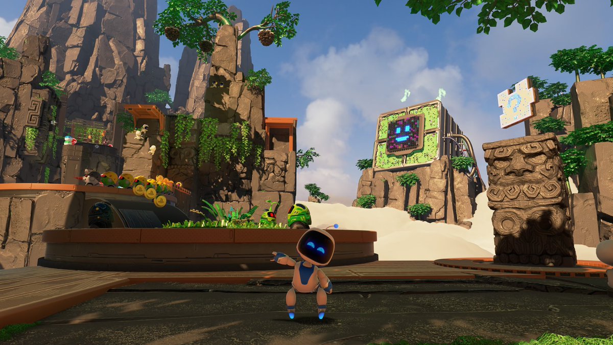 SaiGamer31's tweet photo. PS5で無料で出来るゲーム
「ASTRO’s PLAYROOM」を初見で
クリアしたけど、コントローラーの
L2、R2トリガーの押す感覚
変えられる?事が一番の驚きだったわ!
ステージ内の収集物も全部集めたけど、
COOLINGリザードの収集が
一番苦戦しました!
#PS5
#アストロボット
#ASTROPLAYROOM https://t.co/L4evIurHEc