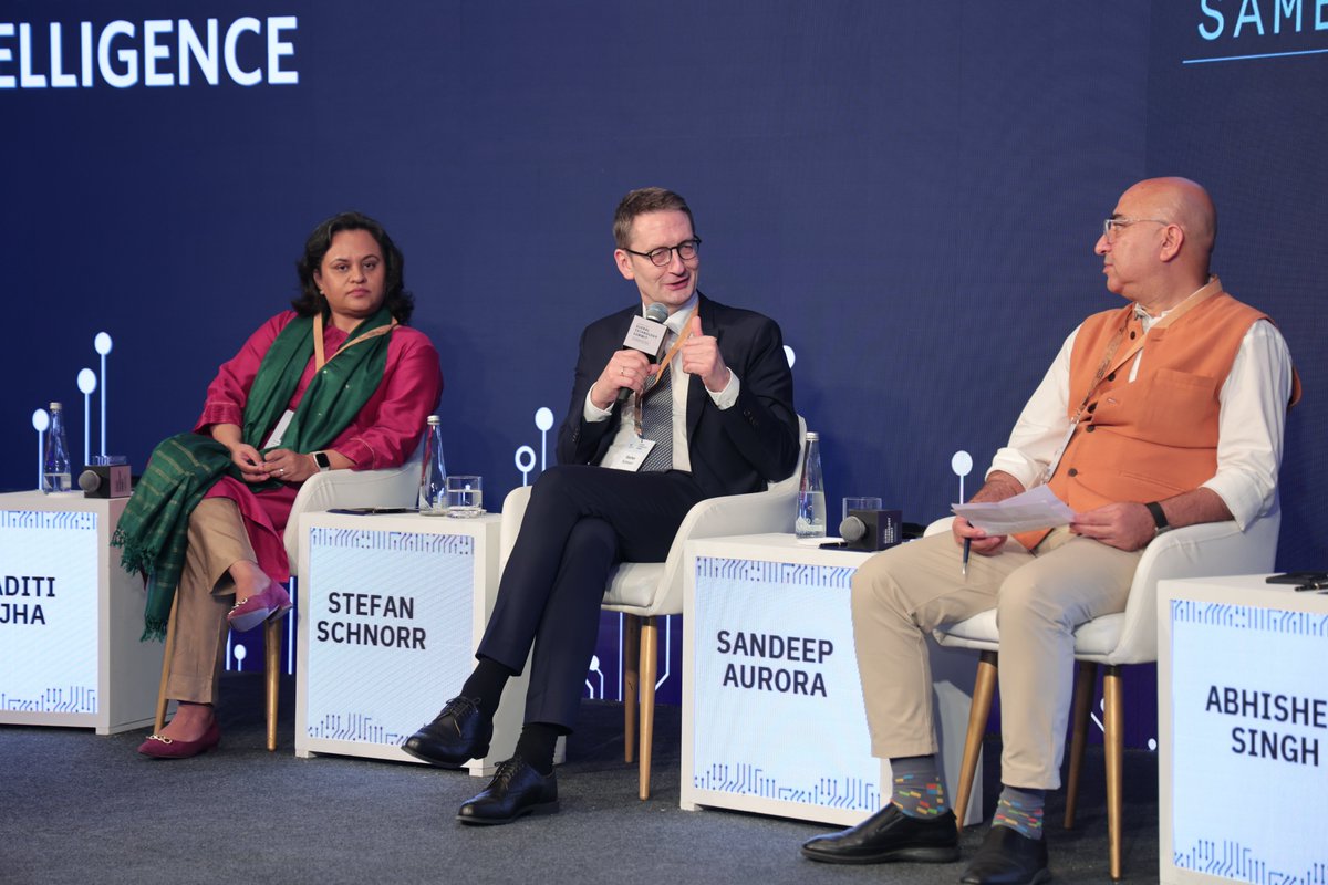 Carnegie India (@carnegieindia) on Twitter photo At the #GlobalTechSummit 2025, <a href="/abhish18/">abhishek singh</a>, Stefan Schnorr, <a href="/Aditi_Jha/">Aditi Jha</a>, Rohit Chauhan, Sandeep Aurora, <a href="/shalinikap/">Shalini Kapoor</a>, Sabastian Niles, and <a href="/amlanjo/">Amlan Mohanty</a> spoke on a panel discussion on "The Promise of Artificial Intelligence." <a href="/GoI_MeitY/">Ministry of Electronics & IT</a> @bmdv <a href="/salesforce/">Salesforce</a> <a href="/MicrosoftIndia/">Microsoft India and South Asia</a> <a href="/TCS/">Tata Consultancy Services</a> <a href="/EkStep_Org/">EkStep Foundation</a> At the #GlobalTechSummit 2025, <a href="/abhish18/">abhishek singh</a>, Stefan Schnorr, <a href="/Aditi_Jha/">Aditi Jha</a>, Rohit Chauhan, Sandeep Aurora, <a href="/shalinikap/">Shalini Kapoor</a>, Sabastian Niles, and <a href="/amlanjo/">Amlan Mohanty</a> spoke on a panel discussion on "The Promise of Artificial Intelligence." <a href="/GoI_MeitY/">Ministry of Electronics & IT</a> @bmdv <a href="/salesforce/">Salesforce</a> <a href="/MicrosoftIndia/">Microsoft India and South Asia</a> <a href="/TCS/">Tata Consultancy Services</a> <a href="/EkStep_Org/">EkStep Foundation</a>