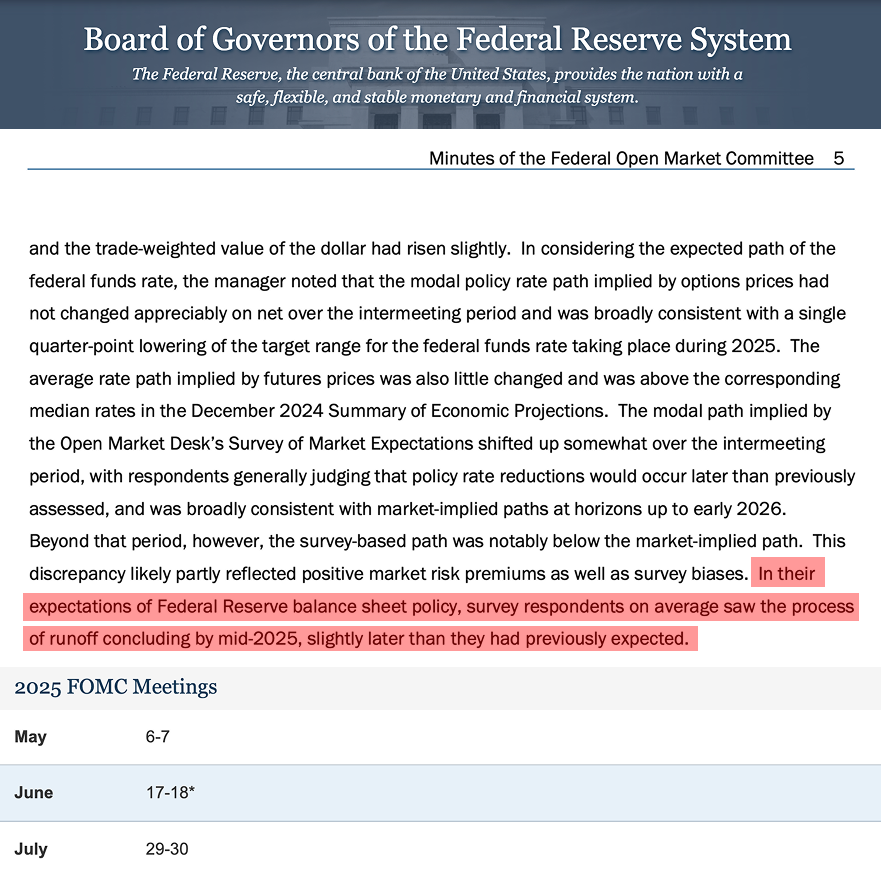 In February, the Fed planned to end QT by mid-year

With how things are going, it may happen even sooner

Last time they ended QT, BTC ran 12x, some alts 100x

🧵: Will you be wealthy by Christmas or broke till 2027?