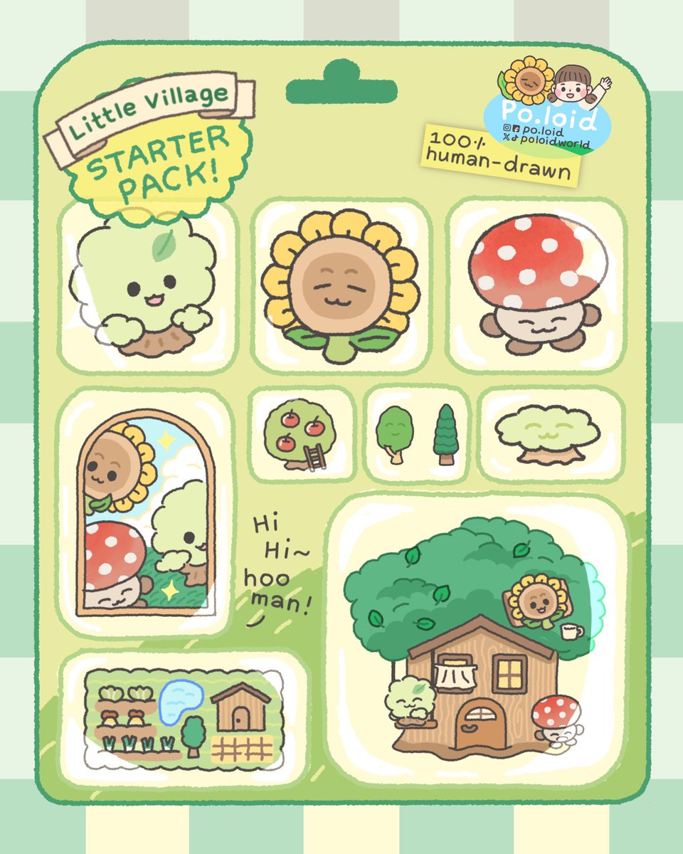 How to become a little villager: starter pack! 🌳🌻🍄🏠
#StarterPack #StarterPackNoAI