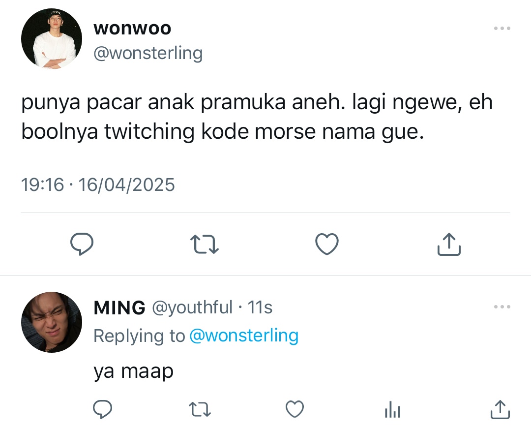 minwon 🔞 one tweet.
