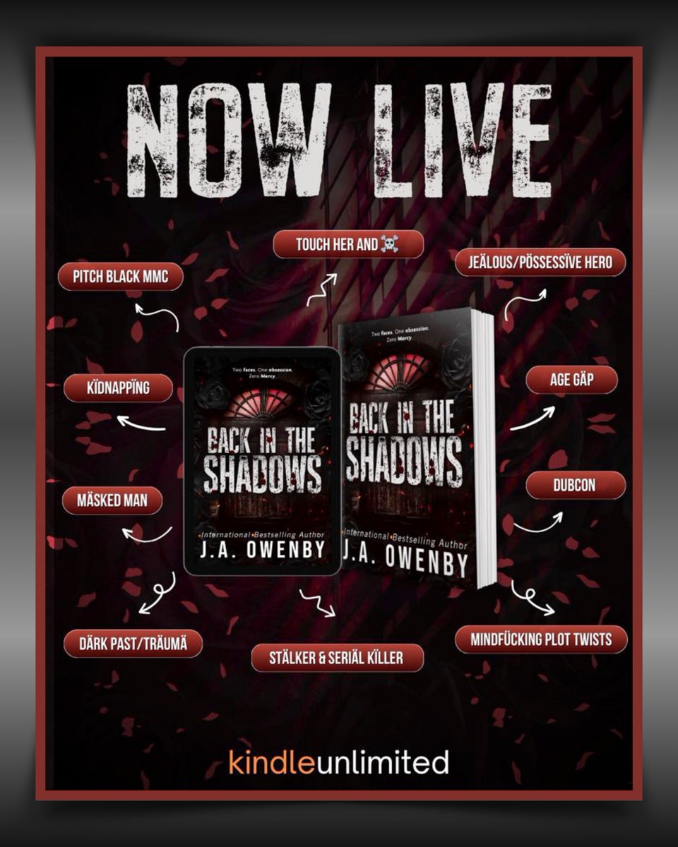 SpellboundStor1's tweet image. ✨New Book Alert:
BACK IN THE SHADOWS by @JAOwenby!
#OneClickHere
books2read.com/BackInTheShado…
#bookish #theauthoragency