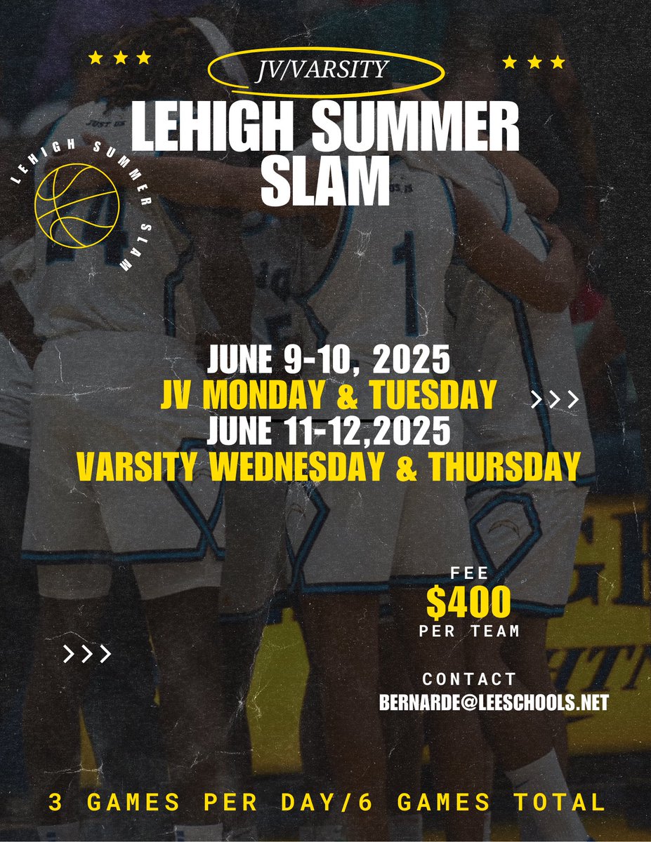 LSHS Boys Basketball (@lehighhoops) on Twitter photo June right around the corner! 
Few spots left, lock in and let’s get better this summer. 🏀⚡️ June right around the corner! 
Few spots left, lock in and let’s get better this summer. 🏀⚡️
