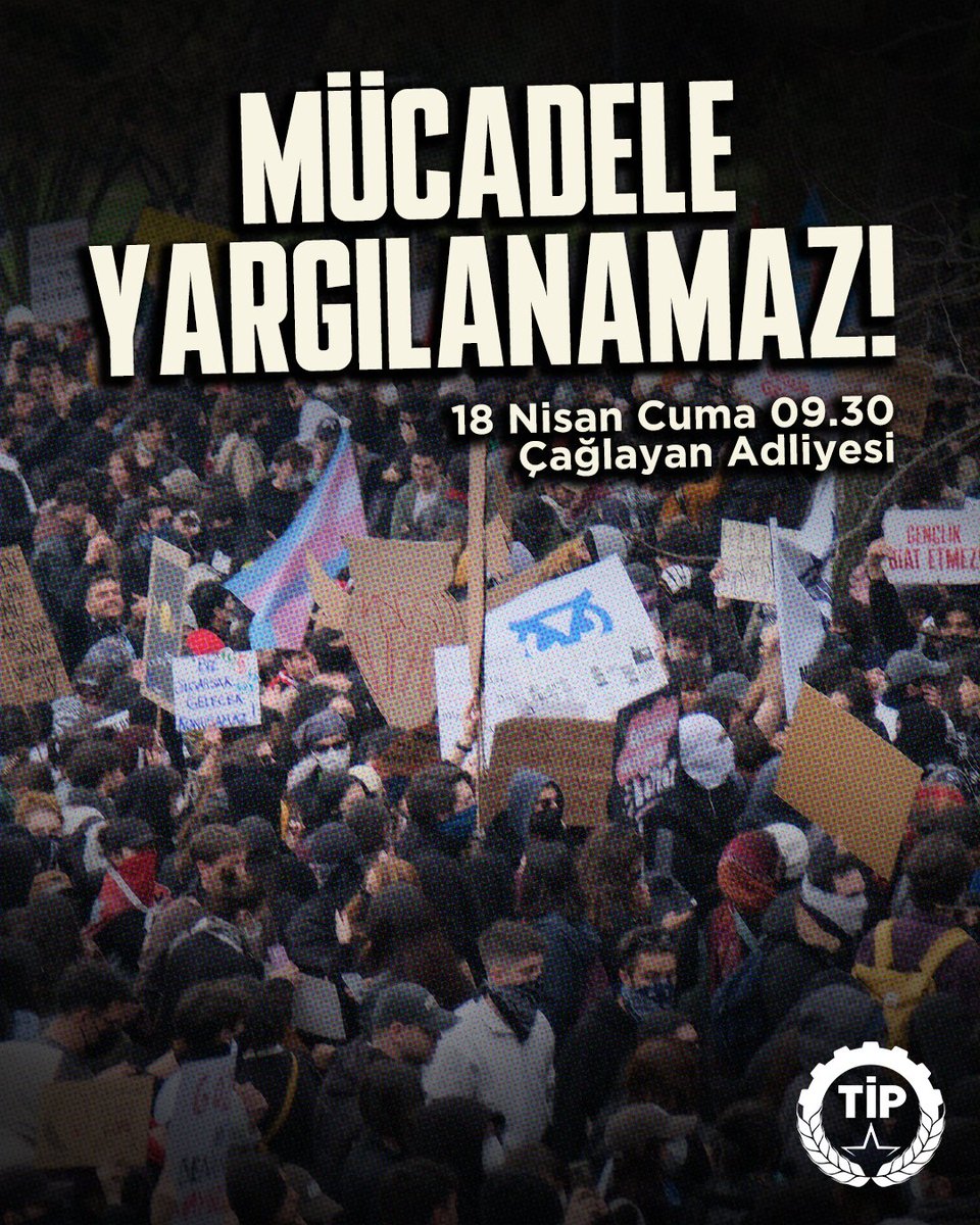 Cuma günü 09.30'da yargılanan arkadaşlarımızın yanında olmak için Çağlayan Adliyesindeyiz. 

Anayasal haklarını kullanan dostlarımız suçsuzdur: Öğrenci dayanışmasıyla adım adım ördüğümüz 19 Mart Direnişi yargılanamaz!