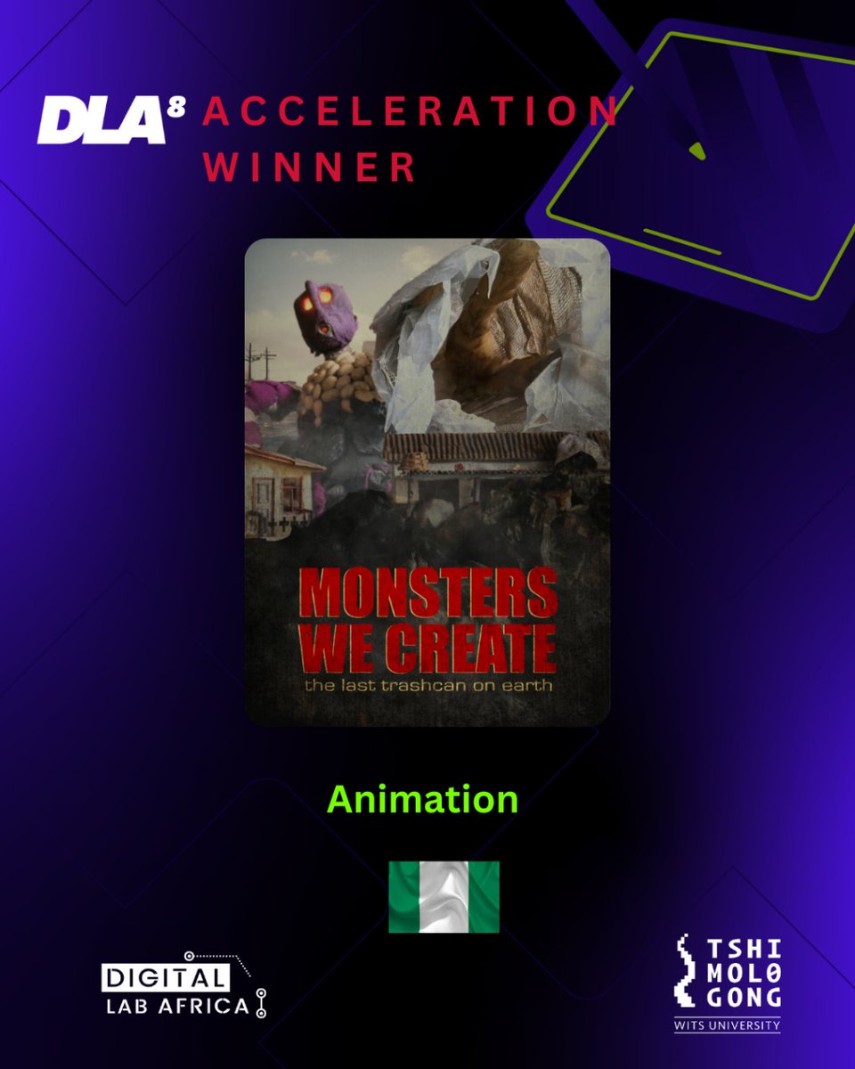 We are proud to announce the winners of the DLA#8 Acceleration program in Animation! We extend our heartfelt gratitude to all participants for showcasing their remarkable talent and innovation. 

#Animation #DFM #DLA8 #2025 #tshimologong #fakugesifestival