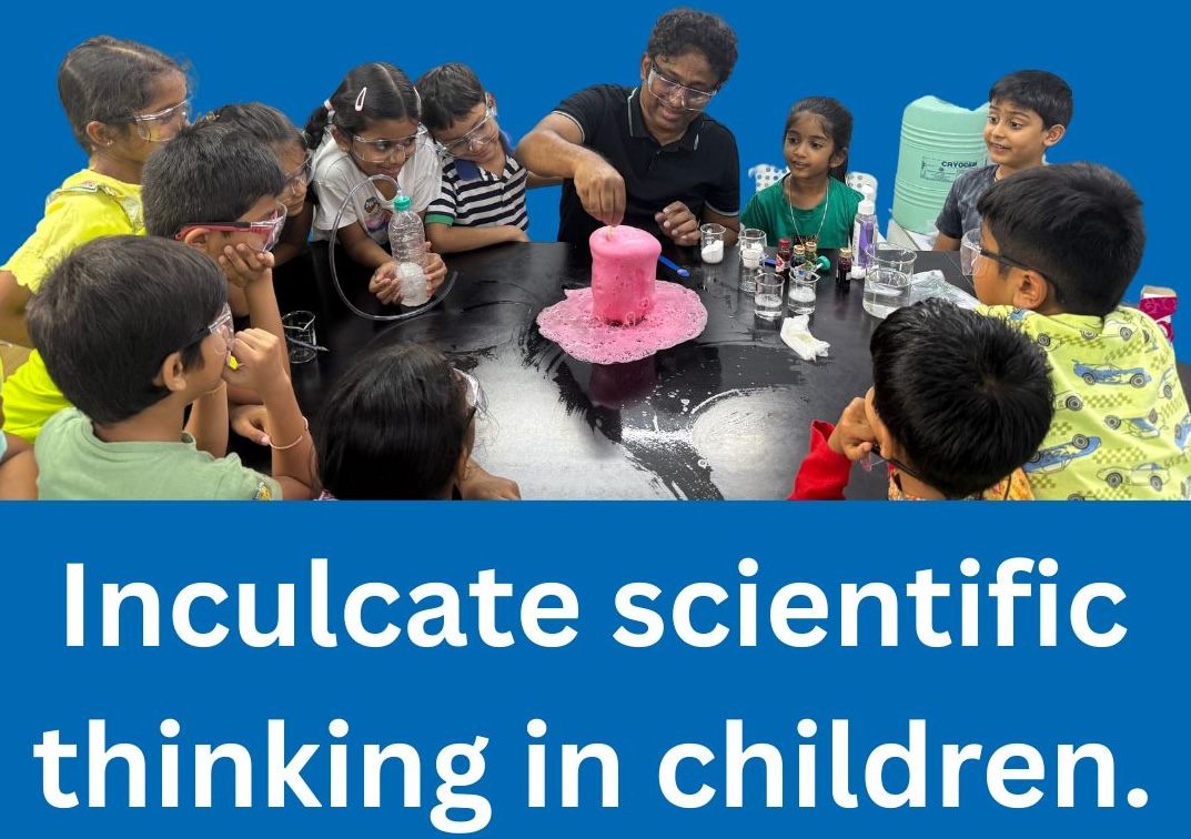 evolvingmindsIN's tweet photo. Most kids are told to "answer questions"—but what if we taught them to ask? Curious kids ask powerful questions, sparking critical thinking. Join our hands-on science camp to turn questions into working models! #CriticalThinking #education https://t.co/F9Q2HTXYkJ