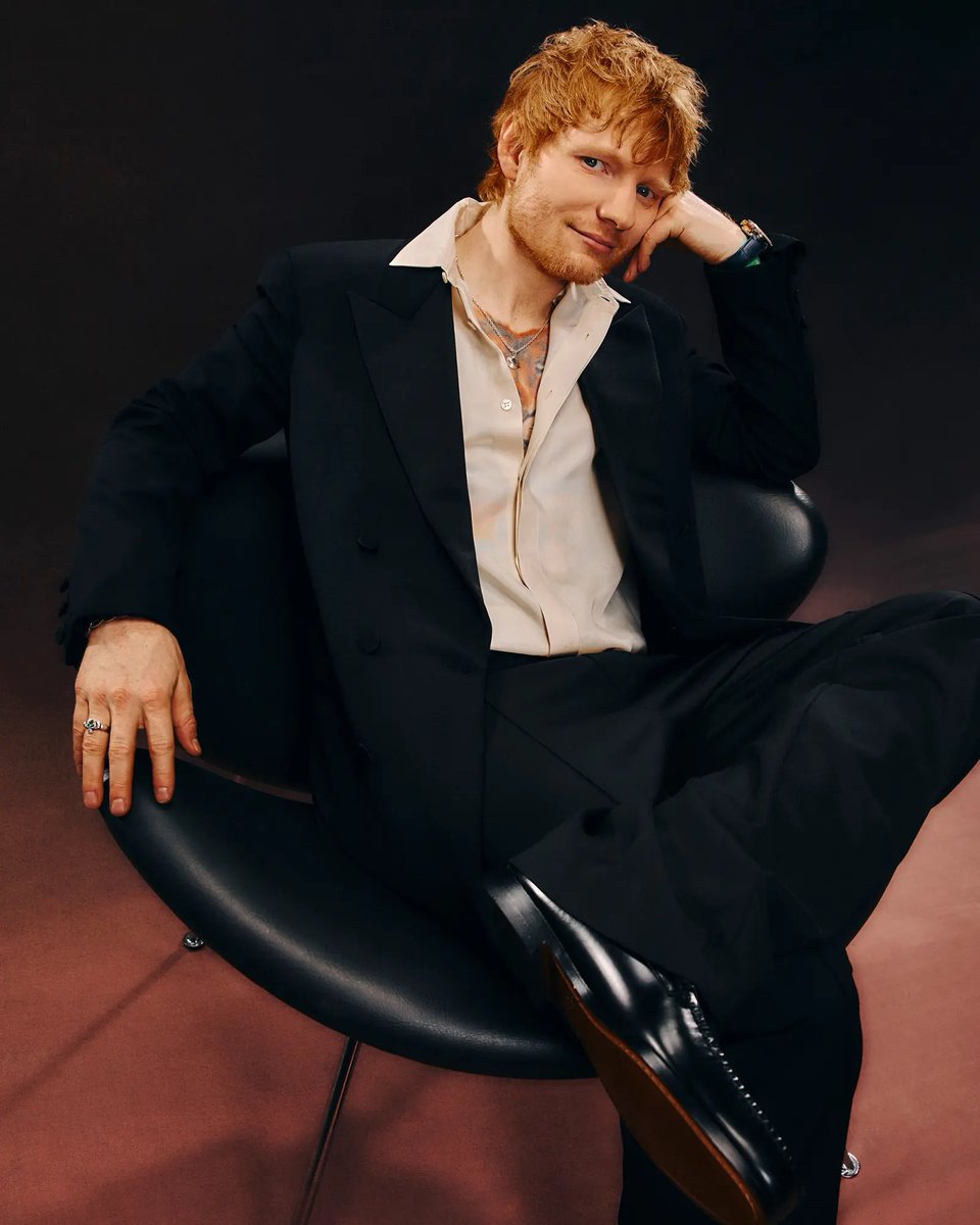 PopCrave's tweet photo. Ed Sheeran for TIME Magazine’s 100 Most Influential People of 2025 issue.

📸: Adrienne Raquel https://t.co/L0GG91bsV9