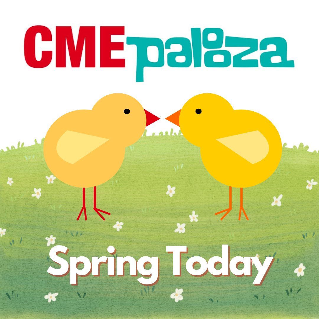 Get ready to wake up your brain and embrace all the sessions that will be part of today’s Spring CMEpalooza.

cmepalooza.com/live/

#mindfulness 🧘🏼 #pineapplepizza 🍕 #science #design #patientvoice #CMEBuzzword 🐝 #reverseplanning #projectecho 🩺 #medicalfellows