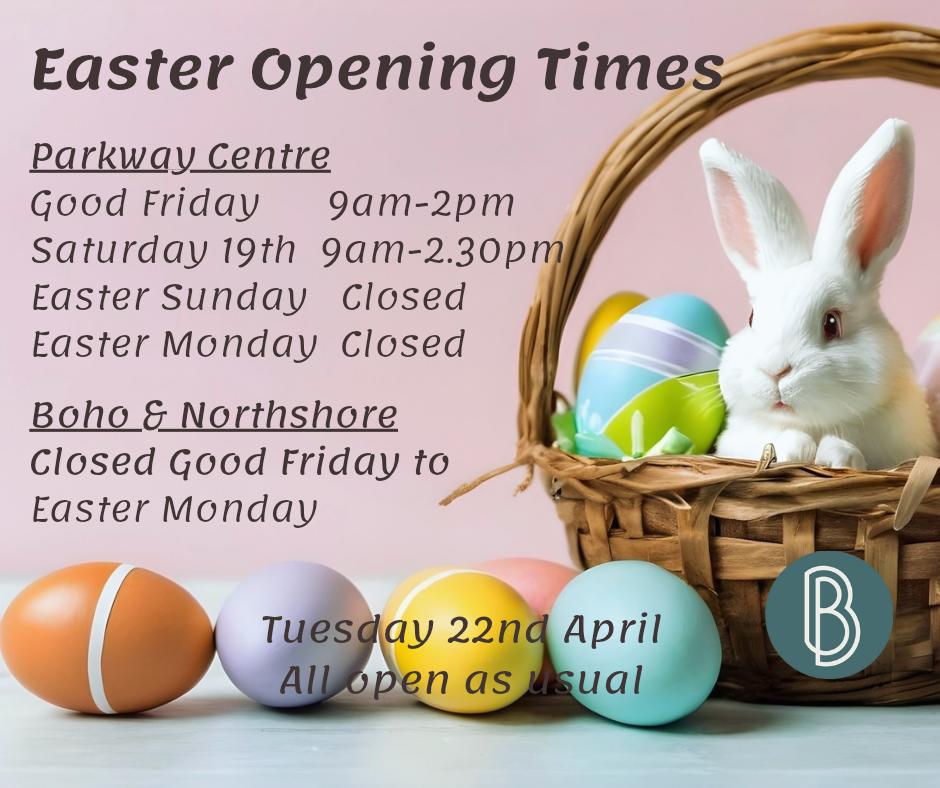 Our hours this Easter 🐣