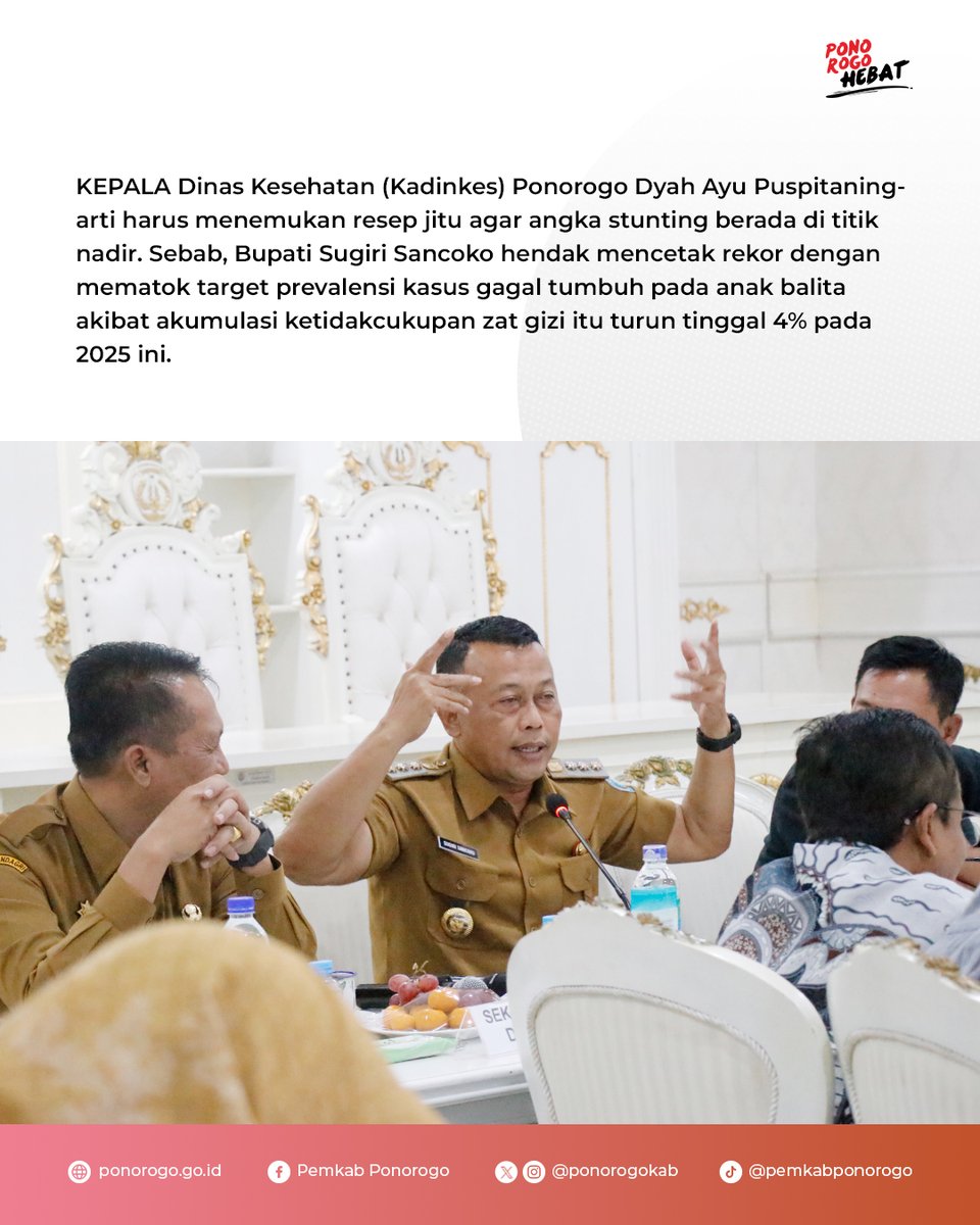 PonorogoKab's tweet photo. ‘’Sehingga pencegahan stunting dapat dilakukan sejak dini,’’ kata Kang Giri.

Selengkapnya: https://t.co/7yetuiY0qD

#ponorogoHEBAT #ponorogokab #rpjmd #asn #stunting #gizi #kesehatan https://t.co/axhJFbzTCs