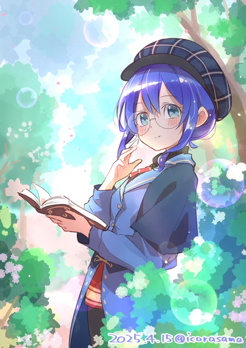 賢者ぬぬい ちゃん。分厚い本を片手に、なにかを考えてる感じですが、中身はからっぽかもしれません。 
