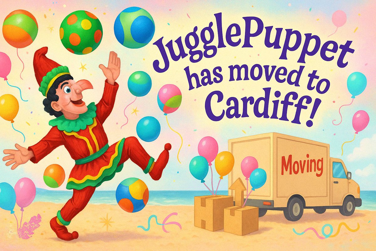 Big News – We’re Moving to Cardiff!
JugglePuppet is relocating to the vibrant city of Cardiff! After many wonderful years performing across Hereford and beyond. We’ll still be entertaining in Hereford too—but Cardiff will be our new home base. Magical moments coming your way!