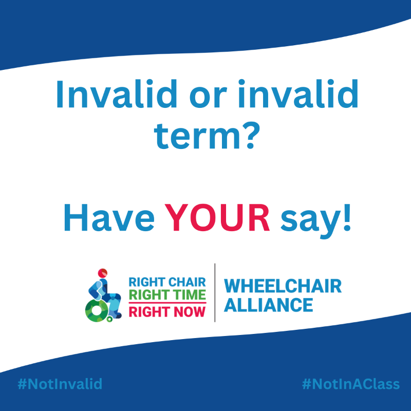 mndassoc's tweet photo. Did you know that the Government refers to wheelchairs as ‘invalid carriages’ in CURRENT guidance?
This needs to change.
Join the Wheelchair Alliance campaign now.
#WheelchairUsers #Disability #Accessibility #NotInvalid #NotInAClass https://t.co/8LwHBhWdHX