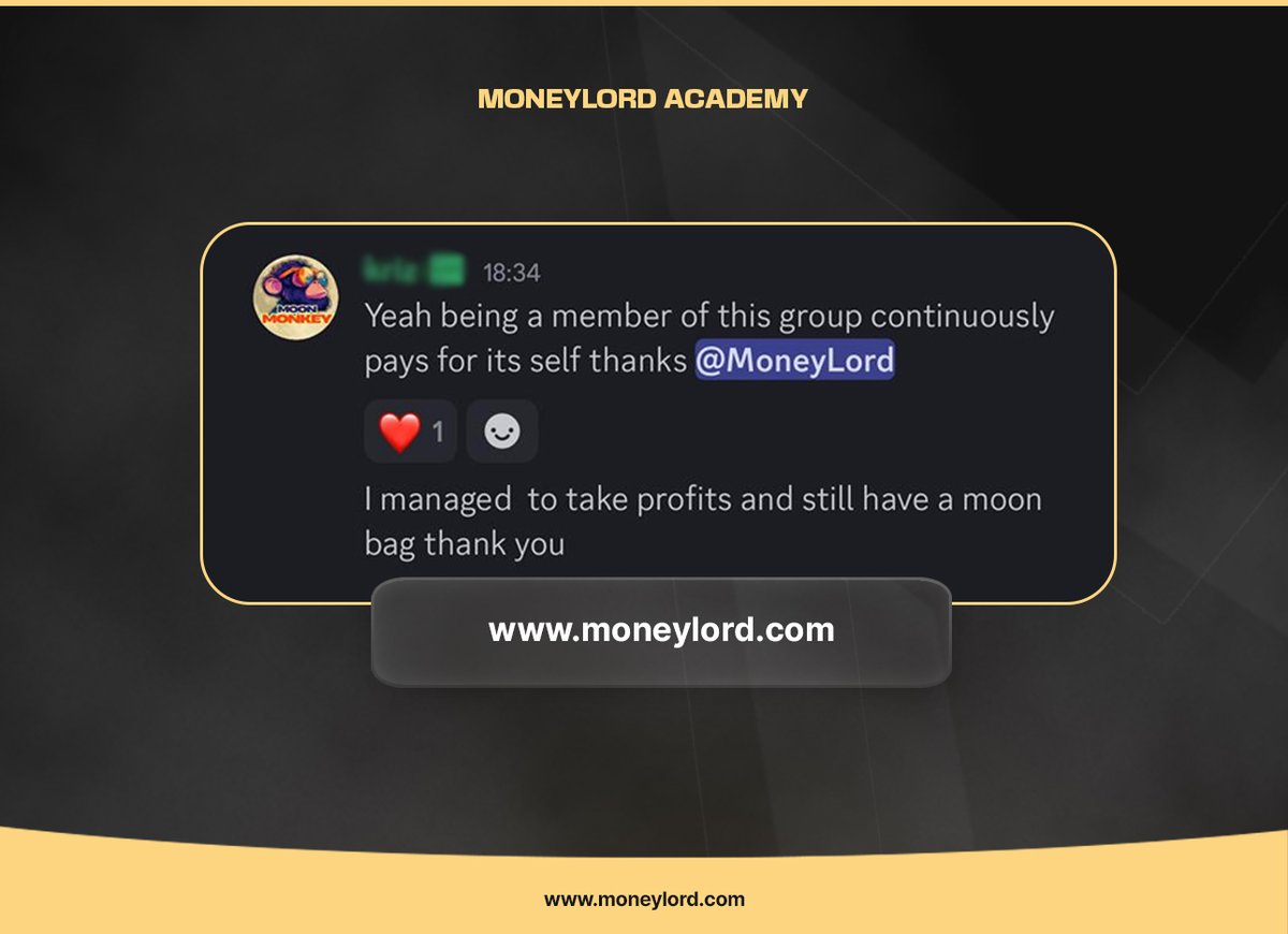 MoneyLord Group (@mlgroup_) on Twitter photo Our members are locking in profits and staying ahead of the market. 💰
This is what happens when you're part of a <a href="/MLGroup_/">MoneyLord Group</a>
The next success story could be yours. 👀 Our members are locking in profits and staying ahead of the market. 💰
This is what happens when you're part of a <a href="/MLGroup_/">MoneyLord Group</a>
The next success story could be yours. 👀
