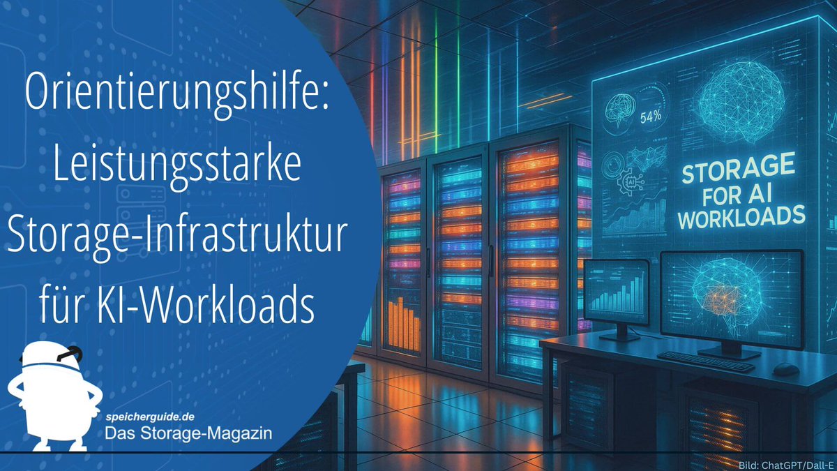 speicherguide's tweet image. 💡 Eine optimale #StorageInfrastruktur für KI-Anwendungen unterscheidet zwischen den Anforderungen von Trainings- und Inferenzphasen.
👉 speicherguide.de/storage/orient…
#storafe #kiworkflow