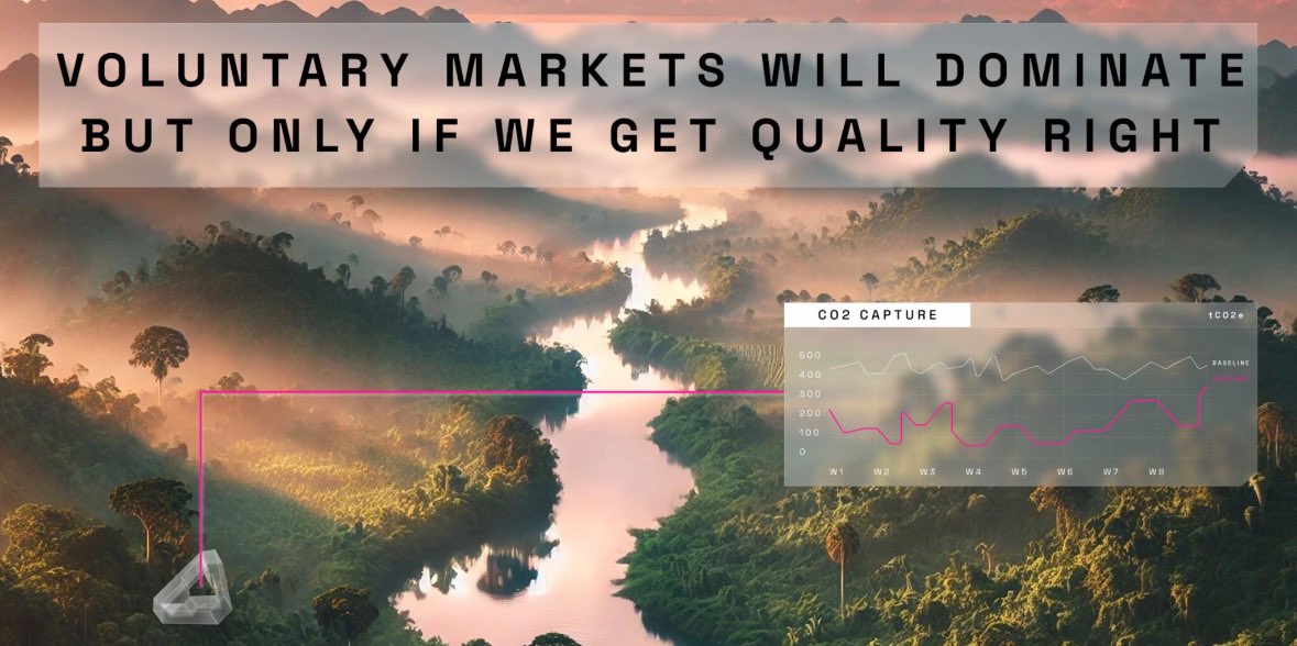 🌍 As the US steps back from the Paris Agreement, the private sector must step up.

Voluntary carbon markets have a chance to lead, but only if we prioritize quality over quantity.

Cheap credits = lost trust.

High-impact projects deserve high-impact value.

🔎 Read our latest