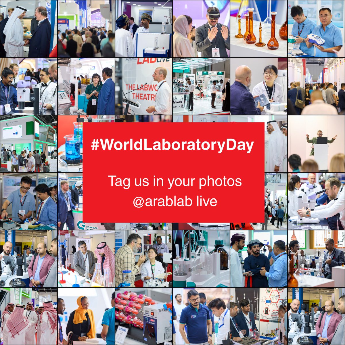 ARABLAB LIVE (@arablab) on Twitter photo Happy World Laboratory Day! 🧪👩🔬🔬
For 43 years, #ARABLABLIVE has been the go-to platform for the global laboratory community, driving the industry forward.
📸 We'd love to see your favourite photos from #ARABLAB over the years.
#WorldLaboratoryDay Happy World Laboratory Day! 🧪👩🔬🔬
For 43 years, #ARABLABLIVE has been the go-to platform for the global laboratory community, driving the industry forward.
📸 We'd love to see your favourite photos from #ARABLAB over the years.
#WorldLaboratoryDay