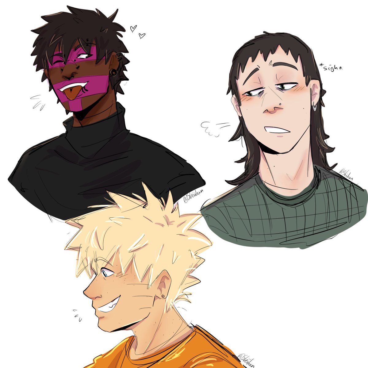 Art block is kicking my ass #naruto #shikamaru #kankuro