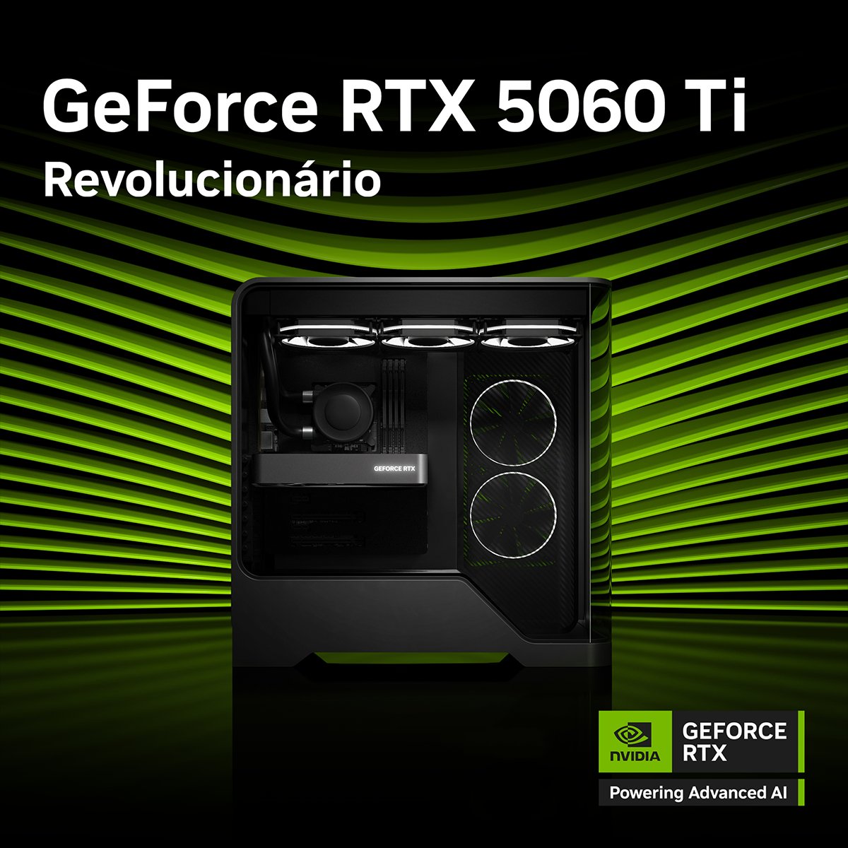 Impulsionadas com a arquitetura NVIDIA Blackwell, para revolucionários de IA nos jogos e aplicações mais recentes.
Transforma o teu jogo com as novas GeForce RTX 5060 Series. 😍
Disponível em ➡️~link.pcdiga.com/42BQCtk