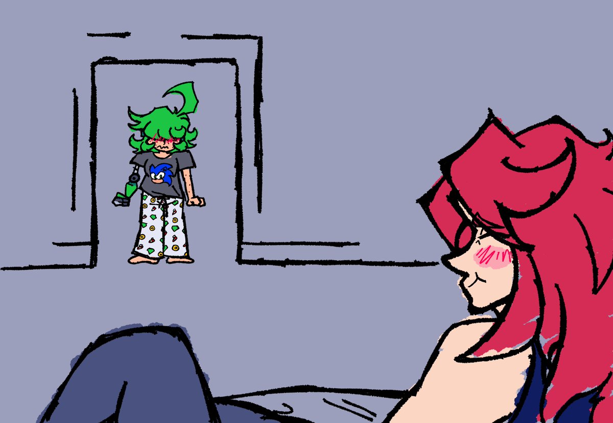blilff's tweet photo. Silly Korsica x Kiki sketch idea I've had for a while now lmao
#HiFiRush #Ocxcanon #yumeship https://t.co/SxU1Q1wcN6