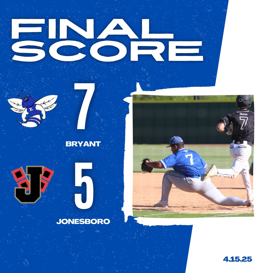 Hornets are on a 5 game win streak after beating Jonesboro 7-5. @ejkeith3 with a 3RBI 💣. @jonathancarter went 2-2 with 1 RBI, @blakescoggis19 with a 2B, @jaxon_riggs8 with a 1B &amp; RBI, @huddyt14 &amp; @blakejbrower each with a 1B. <a href="/eli__berry_10/">Eli Berry</a> pitched 4I, 7SO, 0ER &amp; 0BB.