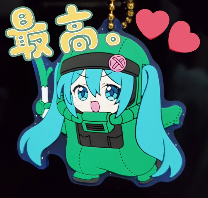 1番欲しかったザクミクさんが当たって嬉し〜〜〜帰宅!!!!! 