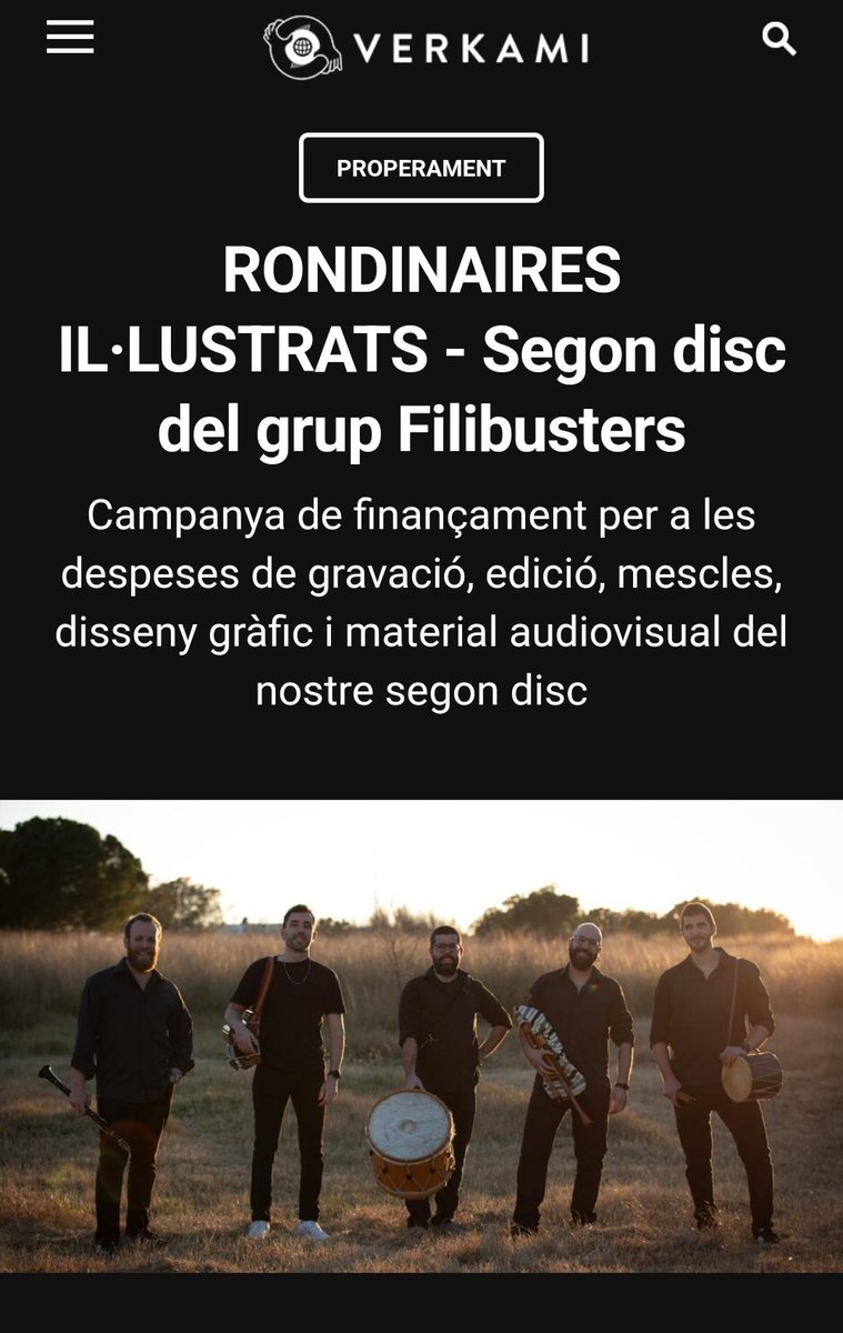 Va gent que anem escalfant motors, en breus engeguem!

verkami.com/projects/40644…