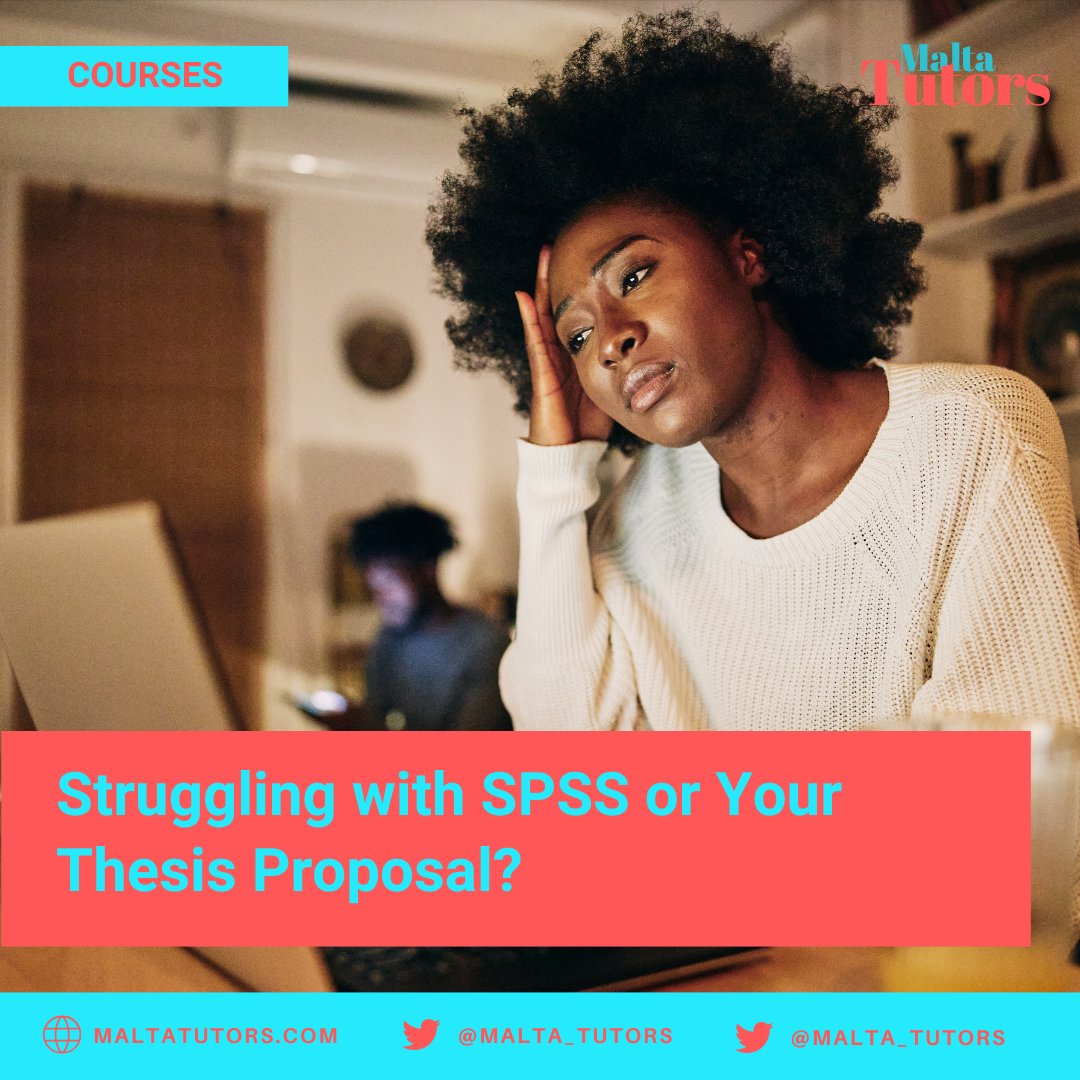 📚 Struggling with SPSS or Your Thesis Proposal? We’ve got your back! 💡

Whether you’re stuck on data analysis or don’t know where to start with your proposal, our expert tutors are here to help you every step of the way.
