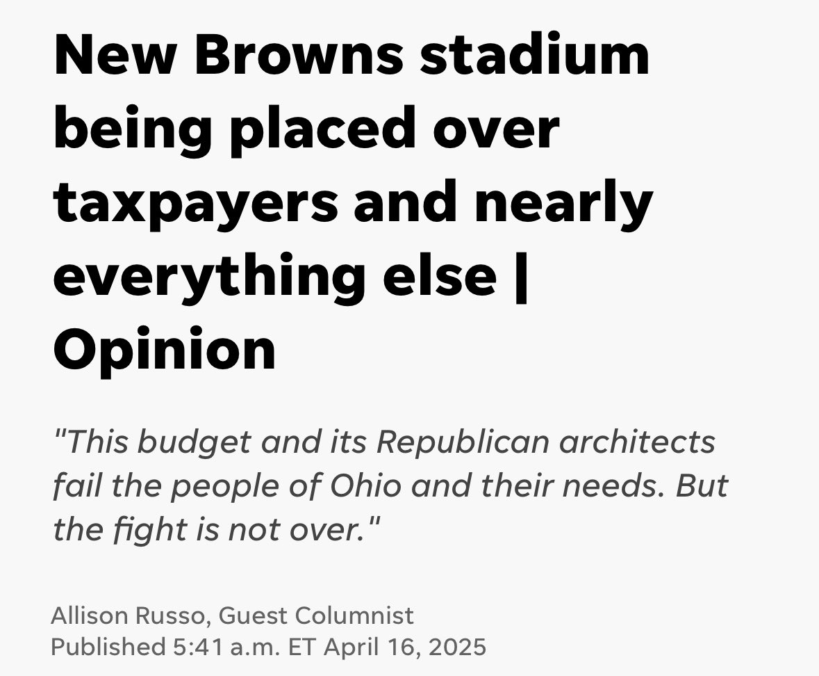 Russo4Ohio's tweet photo. People deserve better. Ohio deserves a state budget that puts #PeopleFirst.
➡️https://t.co/FBFUZbdbwF https://t.co/YimX20umKF