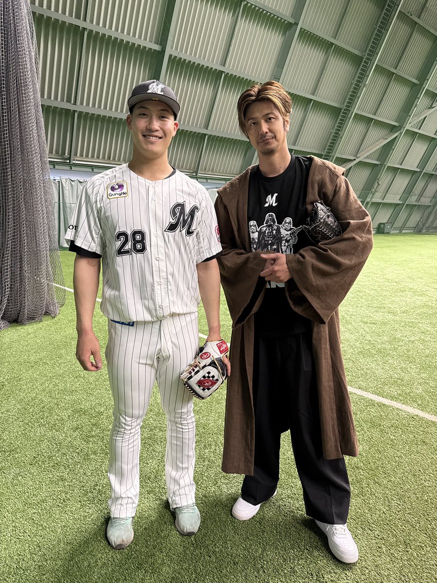 本日のファーストピッチセレモニーを務めたシークレットゲストの #速水