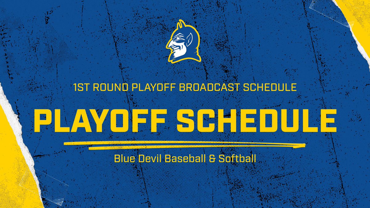 MHSAA 3A Baseball &amp; Softball 1st Round Broadcast Schedule

Friday:

Game 1 Softball Home vs Mooreville at 6:00PM Live on Blue Devil TV

Game 1 Baseball Away at East Webster at 7:00PM Audio Only on bluedeviltv.mixlr.com

Saturday: 

Game 2 Baseball Home vs East Webster at 1:00PM