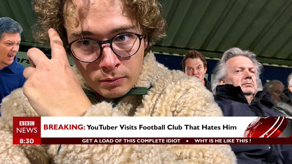 I visited a football club where everyone hates me.

Having called FC Eindhoven the world's most boring football club, I thought it was only fair to pay them a visit for their biggest game of the season.

Here's how it went...

👉 youtube.com/watch?v=WnPTVU…