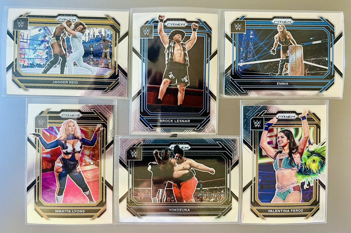 NickPerry8's tweet image. WWE/WWF Giveaway

Giveaway 11 of 20 #WrestleMania   

I'm giving away some singles!!!
 
Set of 6 Wrestling Cards for FREE...

TO ENTER this giveaway:

1. Like this post
2. Retweet this post

Must be following! ✅

That's all...good luck everyone! #TheHobby