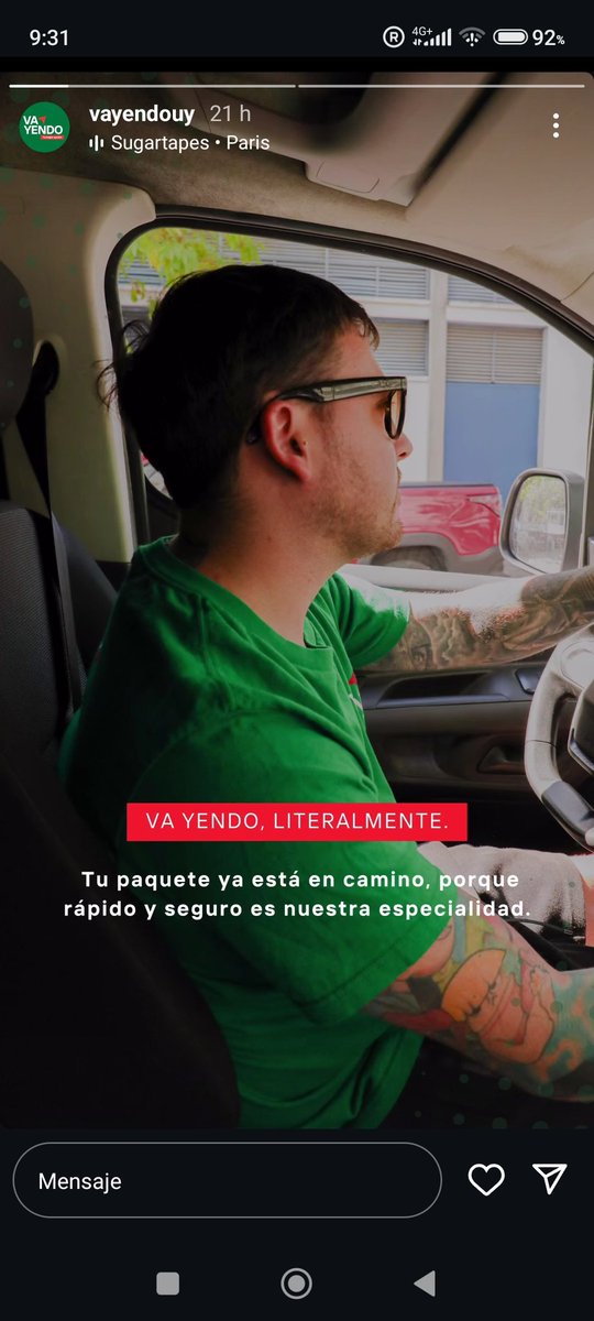 Sigan y confíen en este gran emprendimiento. Con la seriedad, responsabilidad y compromiso que atendieron mi necesidad, no hay comparación. Seguilos y no dudes en enviar lo que necesites con ellos. A tener MUY en cuenta...👇RT🙏 instagram.com/vayendouy?igsh…