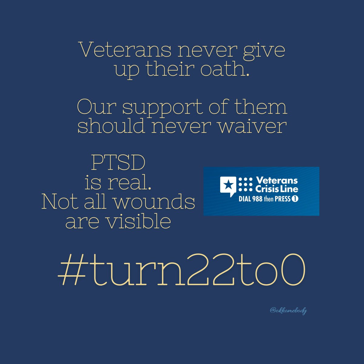 🇺🇸 Wednesday ✅VETERAN BUDDY-CHECKS✅RH 🇺🇸 Good morning, Warriors. Celebrate every victory, big or small. And remember, you didn’t go to battle alone then, you don’t need to go it alone now. Reach out. I love all y’all! ❤️🤍💙
⭐️Veterans Lives Matter ⭐️ PTSD Awareness⭐️
🇺🇸 👈 👈