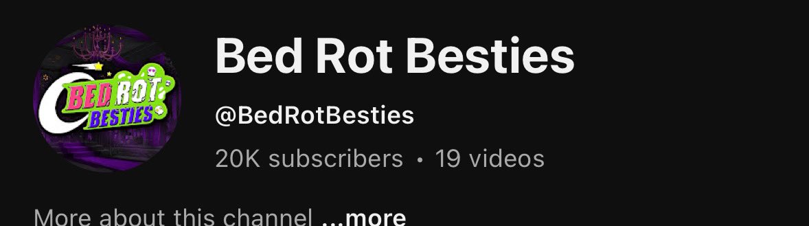 BedRotBestiesYT's tweet photo. Just Hit another milestone 20k in a week🔥🫨🫨 https://t.co/gP83OO3dLW