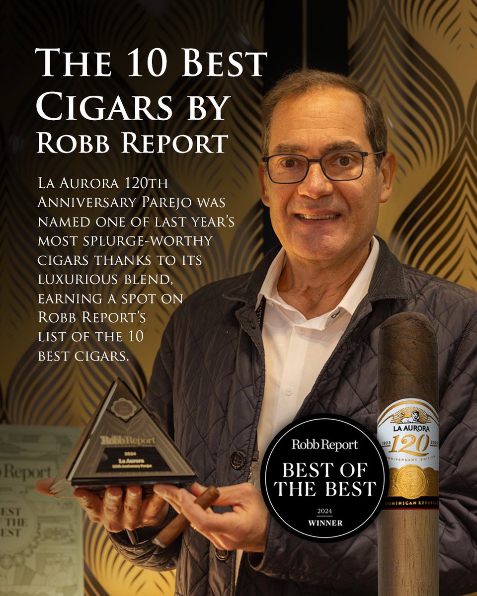 We were honored to receive this recognition during the PCA 2025 our sincere thanks to Robb Report magazine for this incredible acknowledgment.🏆🌟
