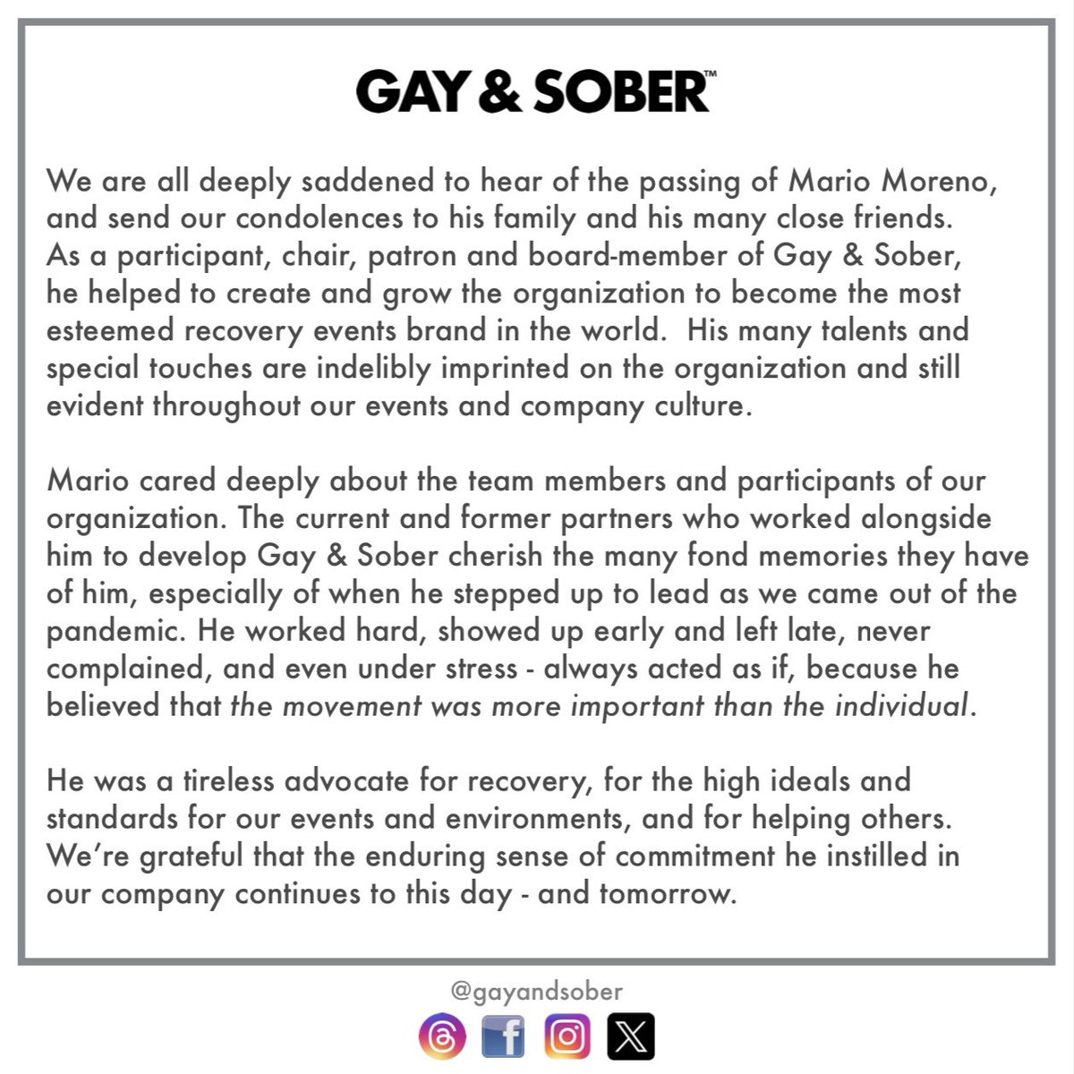 Gay & Sober (@gayandsober) on Twitter photo 