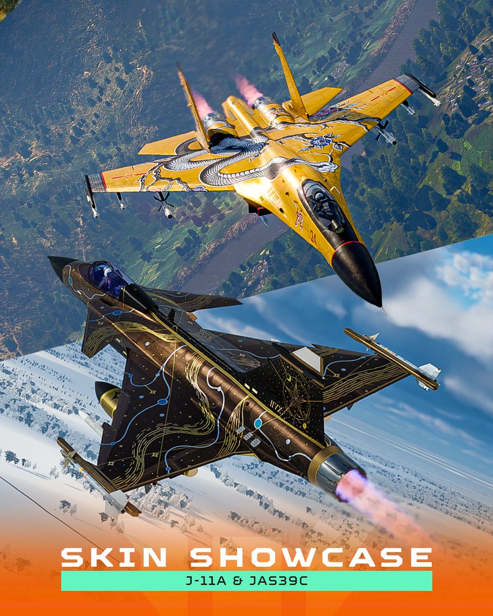 🏆WTCS ESPORT TROPHY I - SKIN SHOWCASE🏆 

Fresh looks in the skies!

1⃣"Leifeng Pagoda" on the Chinese J-11A
2⃣"XVII The Star" on the Swedish JAS39C

Soon in the WTCS Esport Trophy I🔥

📸More pics here : discord.gg/wt-esport 

#WTCS
