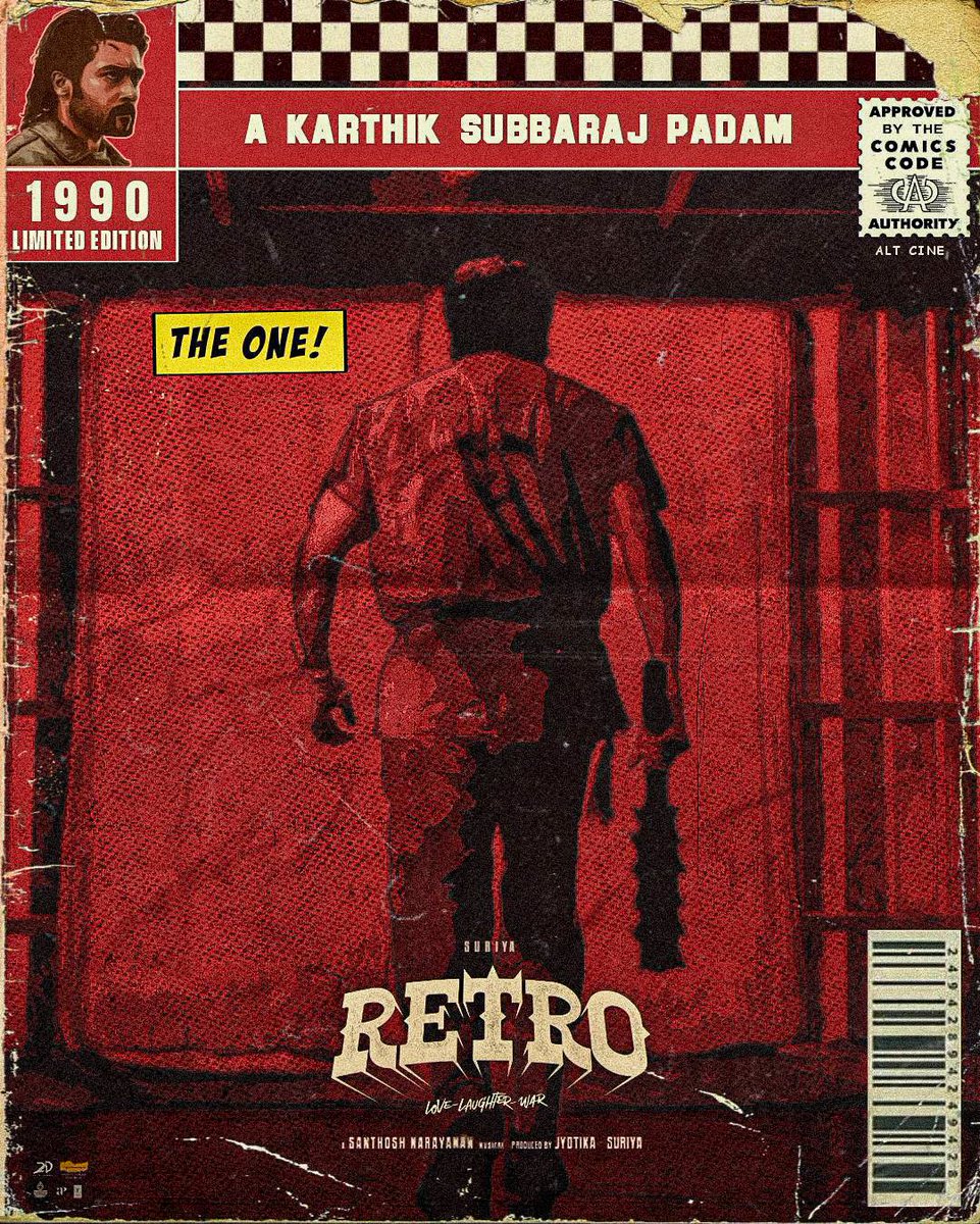 Altcine_'s tweet photo. Here is the Comic Version of Retro🎬🔥
The top suriya pic is taken from:
@amaltypofact
@Suriya_offl
@hegdepooja
@2D_ENTPVTLTD @stonebenchers
@SitharaEnts
#retro #retromovie #suriya #karthiksubburaj #poojahegde #2dentertainment #lovelaughterwar #theonefrommayone https://t.co/VjIRptpnts