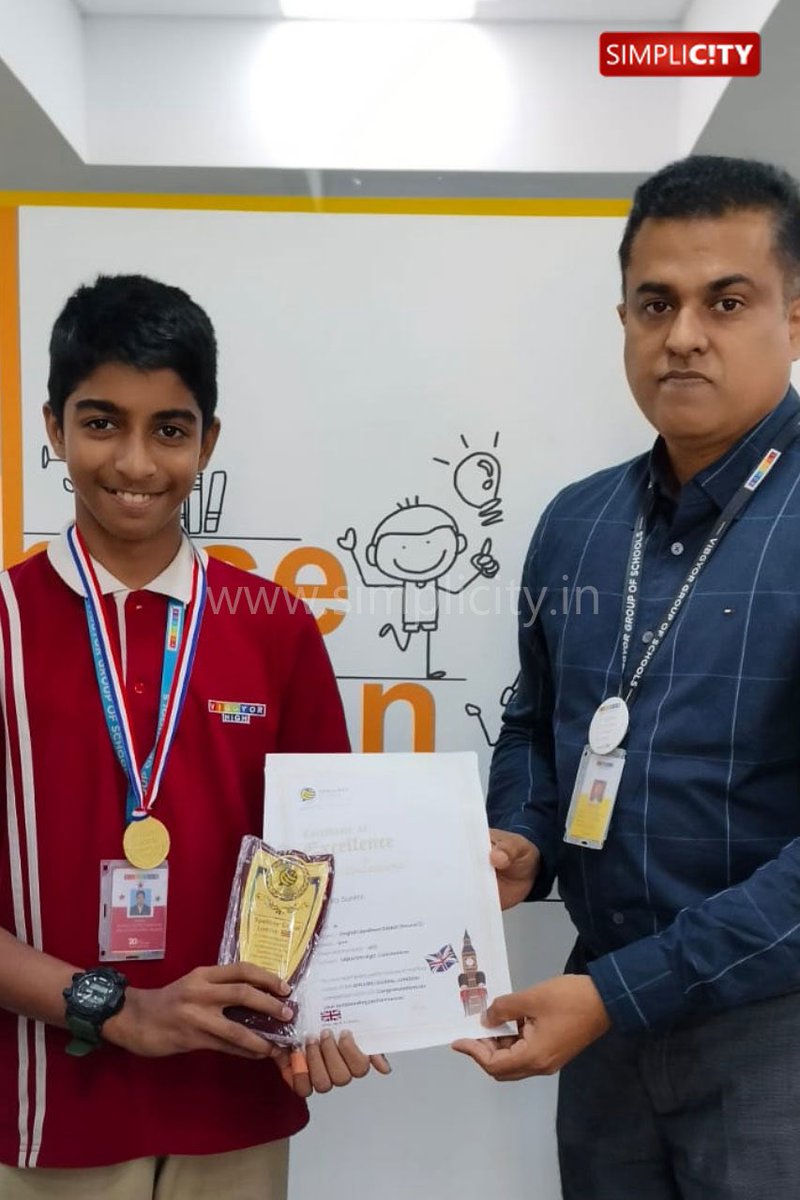 simplicitycbe's tweet image. VIBGYOR High Shines Bright: Hamza Surkhi Gr 9 Wins NOF Spell Bee; Students Excel in SOF, NOF, Math &amp;amp; English Olympiads

#VIBGYORHigh #Coimbatore #OlympiadWinners #SpellBeeChampion #NOF #SOF #MathOlympiad #EnglishOlympiad #StudentAchievements