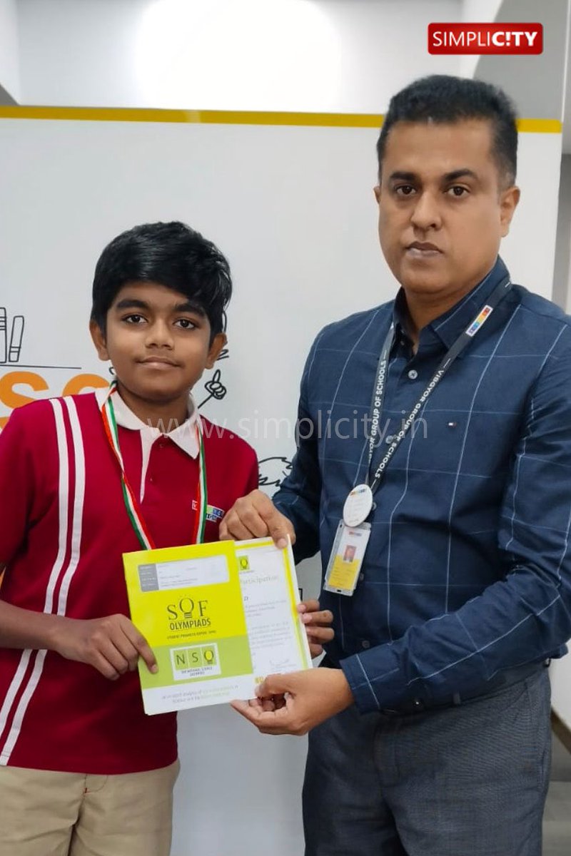 simplicitycbe's tweet image. VIBGYOR High Shines Bright: Hamza Surkhi Gr 9 Wins NOF Spell Bee; Students Excel in SOF, NOF, Math &amp;amp; English Olympiads

#VIBGYORHigh #Coimbatore #OlympiadWinners #SpellBeeChampion #NOF #SOF #MathOlympiad #EnglishOlympiad #StudentAchievements