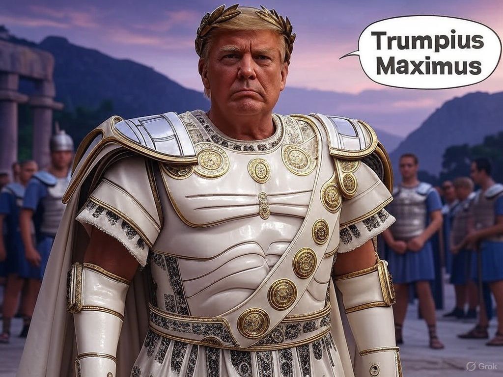 The Roman Empire never fell… it just took a break until Trumpius Maximus showed up 🇺🇸⚔️

#TrumpiusMaximus