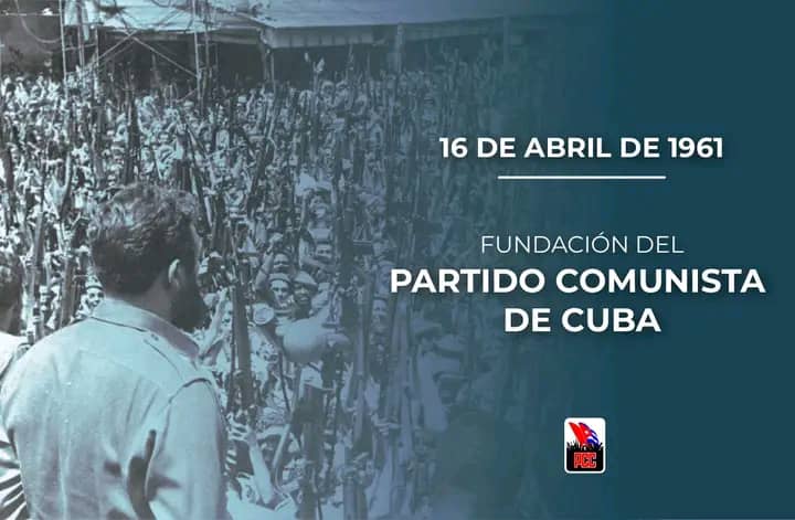 La guía del Partido ha sido determinante para transitar por el camino de la victoria. Lo más valioso de nuestro pueblo nutre sus filas y a él se debe. El <a href="/PartidoPCC/">Partido Comunista de Cuba</a> sigue siendo la vanguardia de la Revolución y de #Cuba

Felicitamos a sus miembros a 64 años de su fundación.